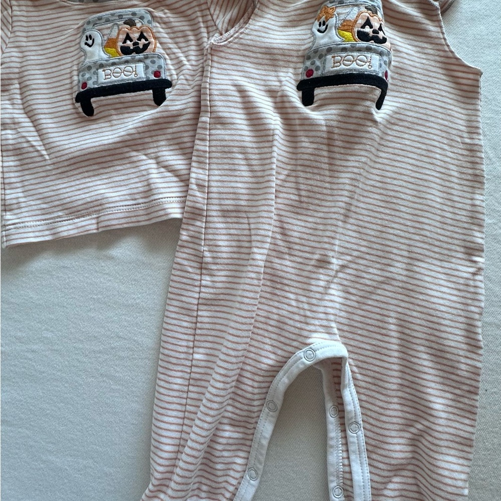 Striped Halloween Baby Outfits